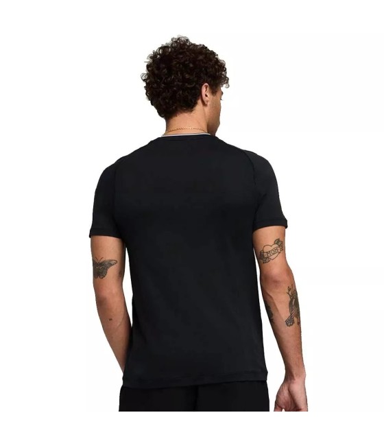 T-shirt Noire Wilson Team Seamless Crew | Ipontennis