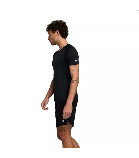 Wilson Team Seamless Crew T-Shirt Black | IPONTENNIS