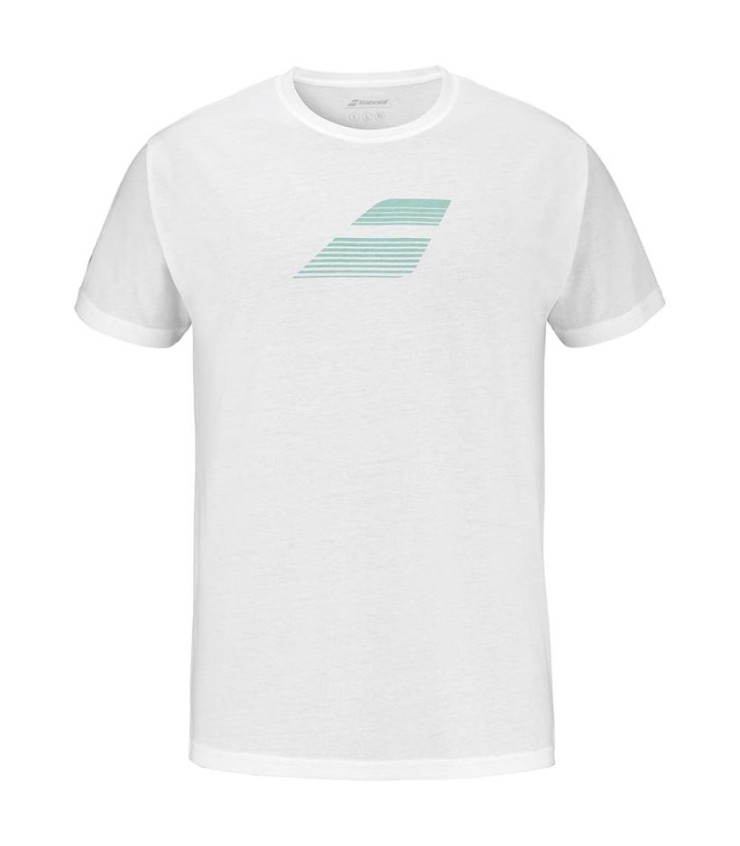 Babolat Exercise T-Shirt White Flag 1