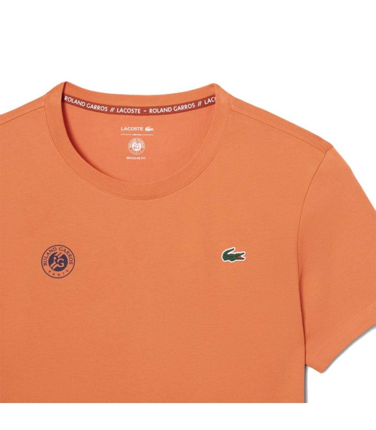 Camiseta Lacoste Tenis Roland Garros Naranja 2