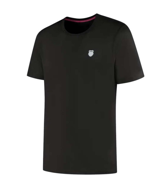 T-shirt k-suíço hypercourt tee jacquard black 1