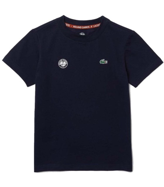 Camiseta Lacoste Roland Garros Junior Azul marino 1