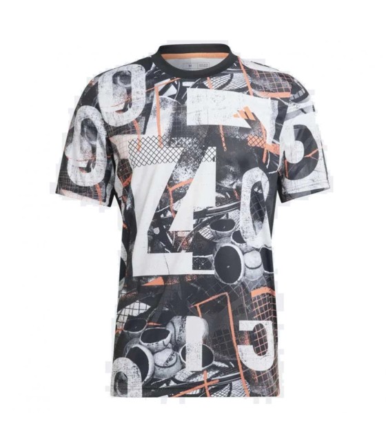 Camiseta Adidas Club con Estampado Gráfico 1