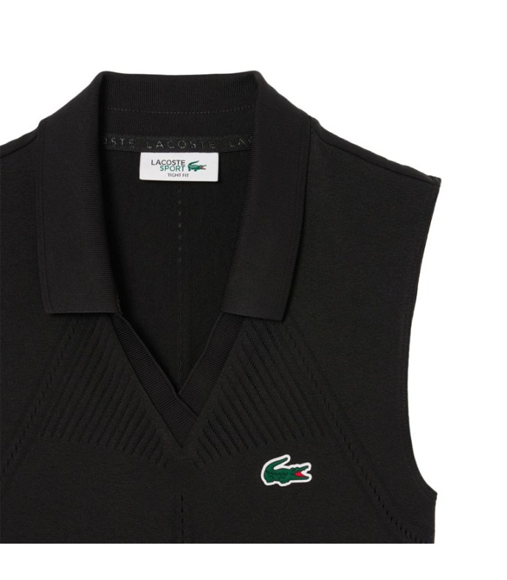 Polo Lacoste Mulher de manga preta 2