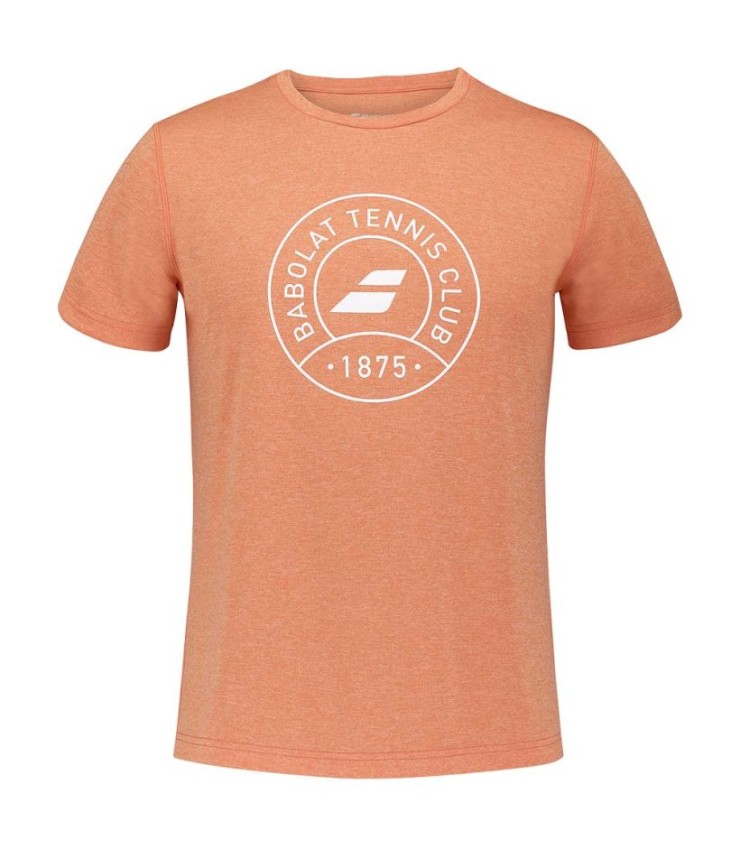 Babolat Exercise Graphic Orange T-Shirt 1