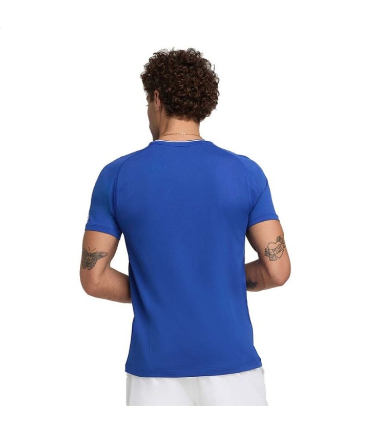 Camiseta Wilson Team Seamless Crew Azul 3