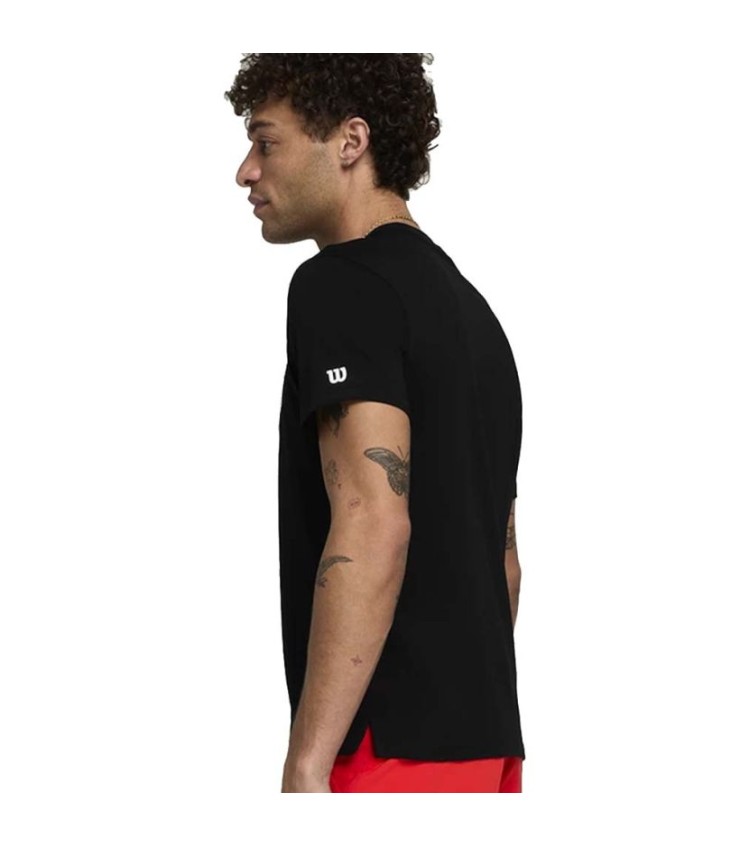 Black T-Shirt Wilson Team Graphic Black 2