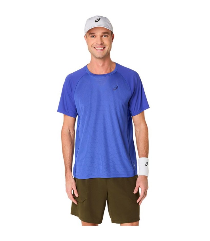 T-Shirt Asics Match Blue 1