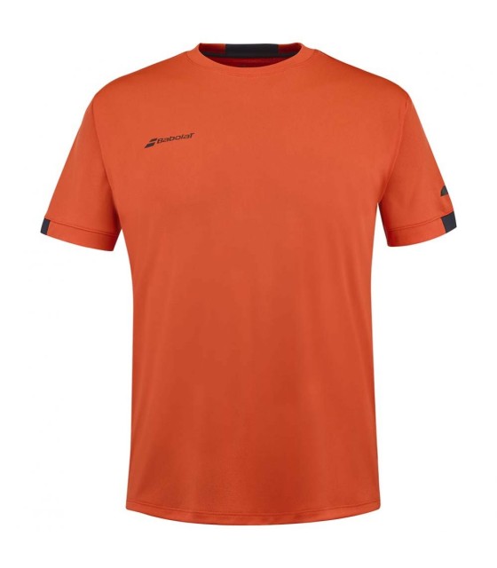 Babolat play t-shirt redondo pescoço laranja 1