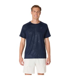 T-shirt ASICS jeu de la nuit bleue 1