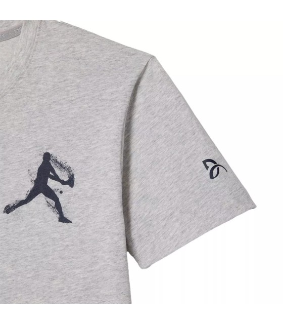 T-shirt and Tennis Cap Pack Lacoste x Novak Djokovic Heather Gray White