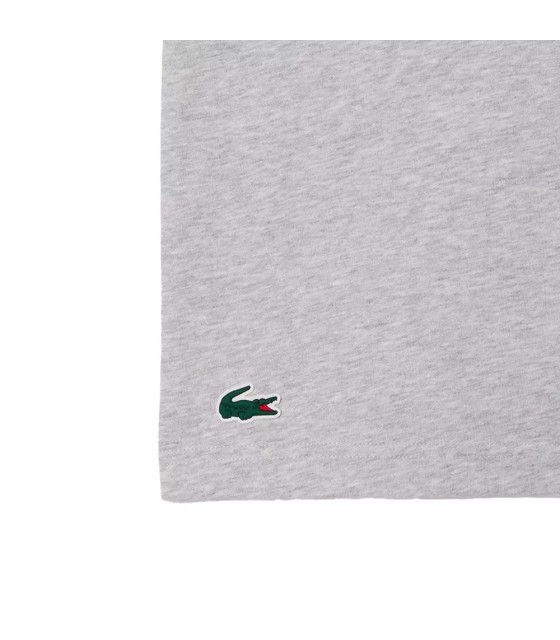 Pack Camiseta + Gorra de Tenis Lacoste x Novak Djokovic Gris Jaspeado / Blanco 4