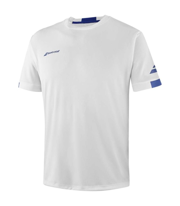Camiseta Babolat Play Cuello Redondo Blanca 2