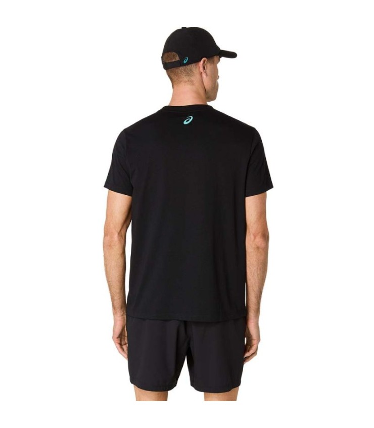 Camiseta Asics Court Core Graphic Negra 2