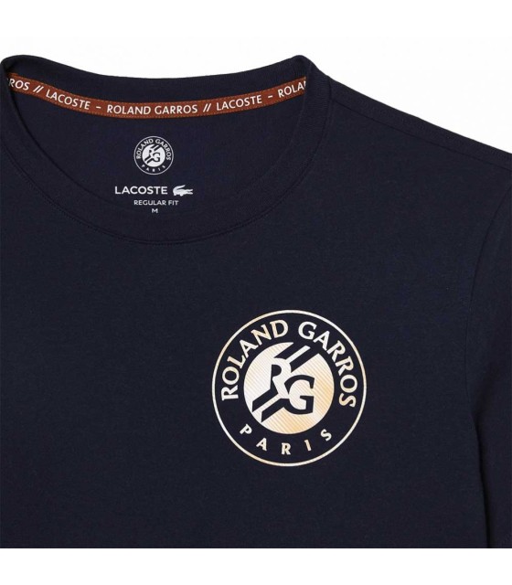 Camiseta Lacoste Sport Roland Garros Azul Marino 2