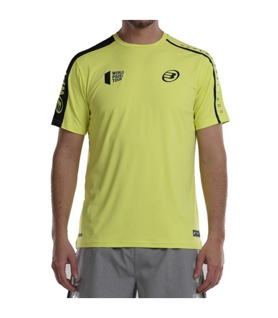 T-shirt gialla del Bullpadel LIRON 1