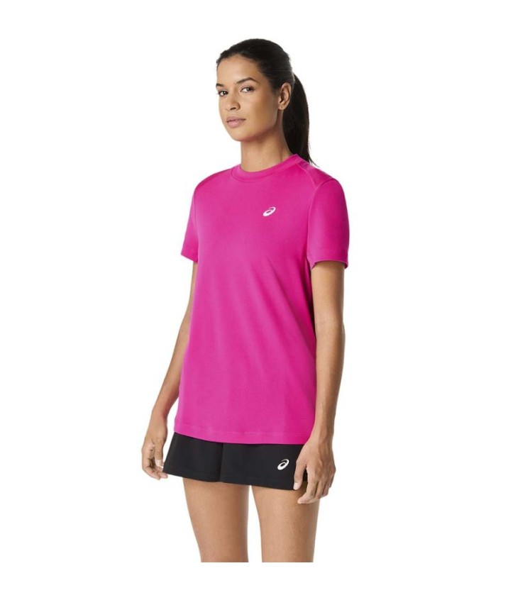 T-shirt Corte Asics SS Femme Rose 3