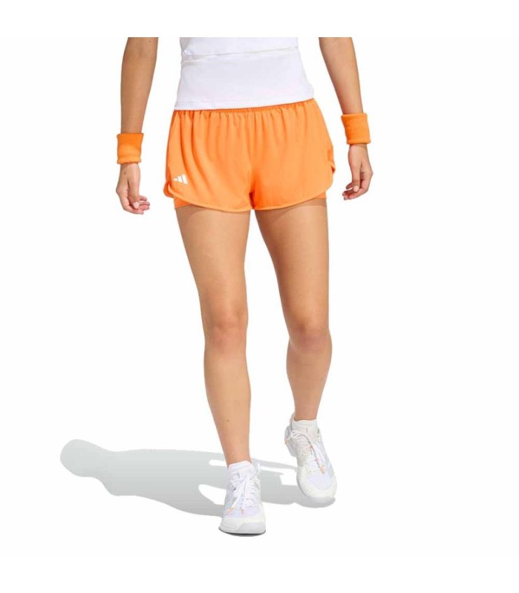 Curto Adidas Match Melbourne Femme Orange 4