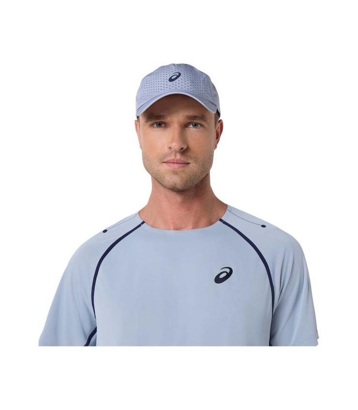 T-shirt ASICS Match SS Grey Bleu 2
