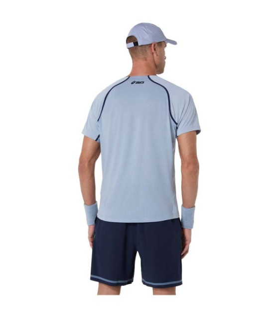 T-shirt Asics Match SS Cinza Bleu 3