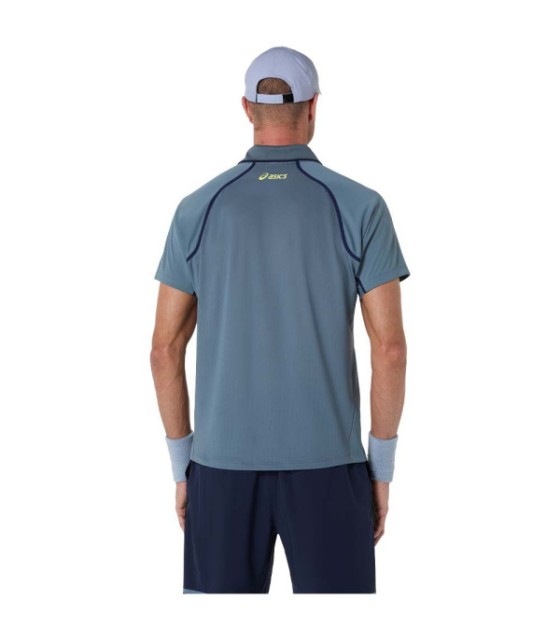 Polo Asics combinam SS Cinza 2