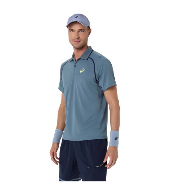 Polo Asics Match SS Gris 4