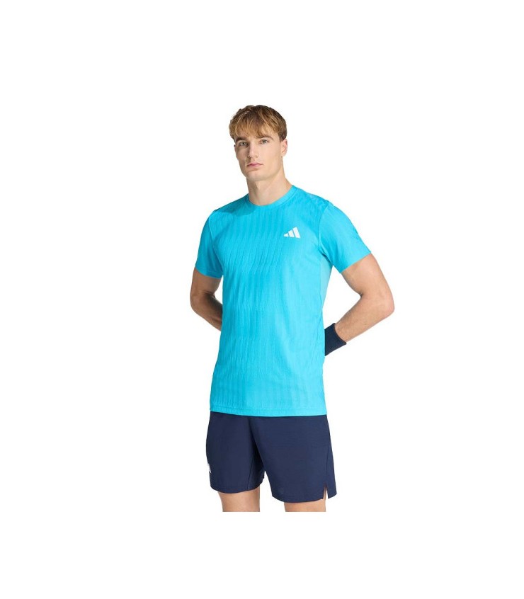 T-Shirt Adidas Climacool+ Airchill FreeLift Bleu ciel 2