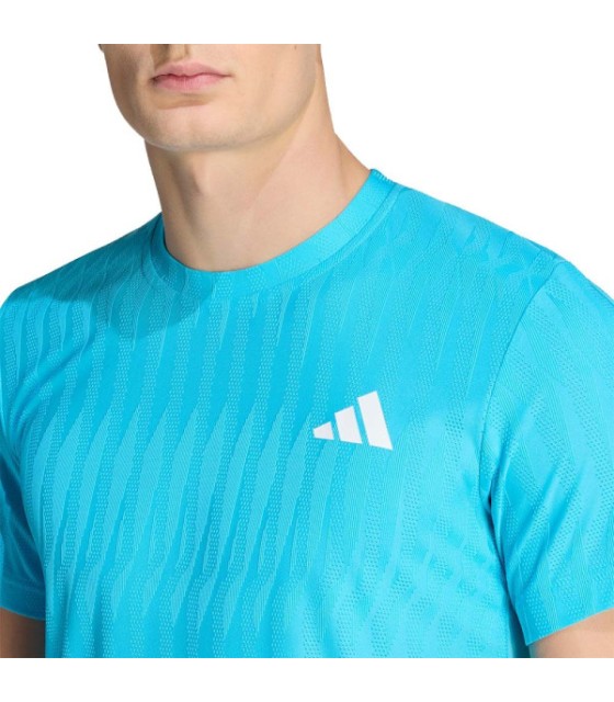 T-Shirt Adidas Climacool+ Airchill FreeLift Bleu ciel 4