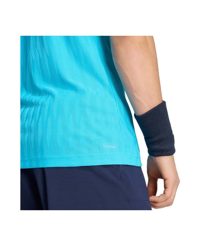 T-shirt Adidas Climacool + Airchill Freelift Bleu Ciel 5