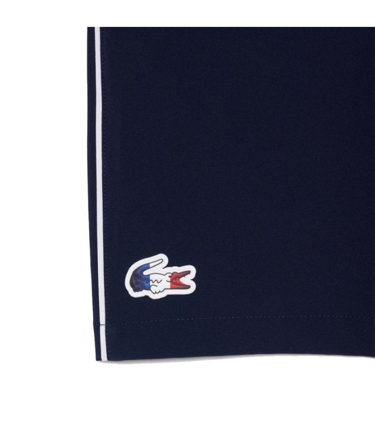 Short Lacoste Équipe de France de Tennis Bleu Marine 3