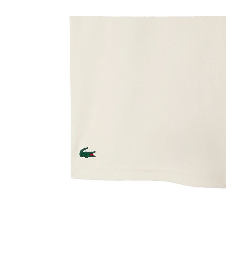 Curto Lacoste Esporte ultra seco ecru 2