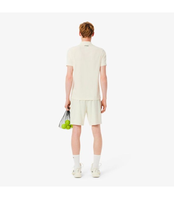 Short Lacoste Sport Ultra Dry Ecru 4
