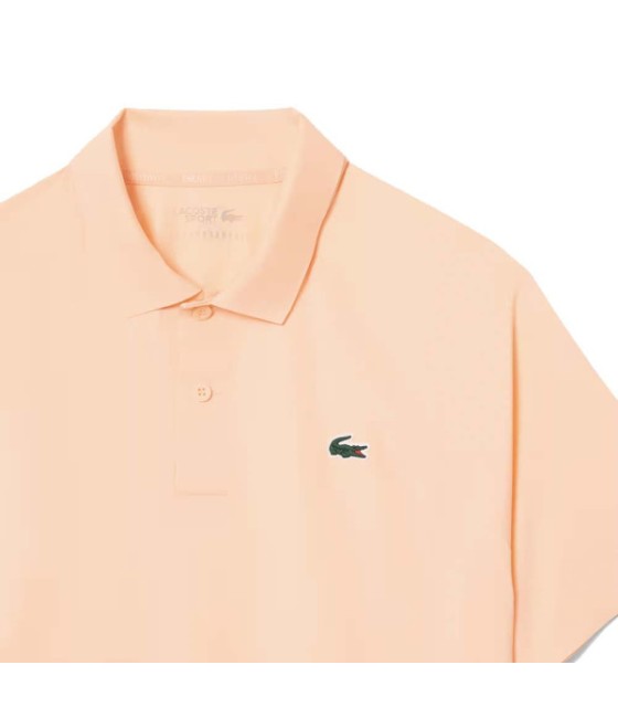 Polo Lacoste Tennis Novak Djokovic auf Gericht orange 2