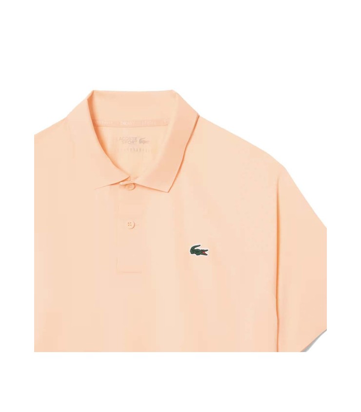 Polo Lacoste Tennis Novak Djokovic auf Gericht orange 2