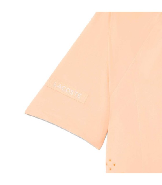 Polo Lacoste Tennis Novak Djokovic on Court Orange 3