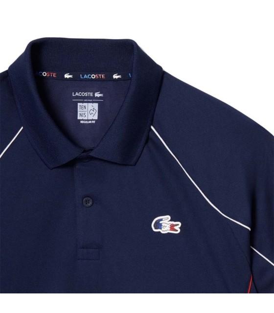 Polo Lacoste Équipe de France de Tennis Bleu Marine 2