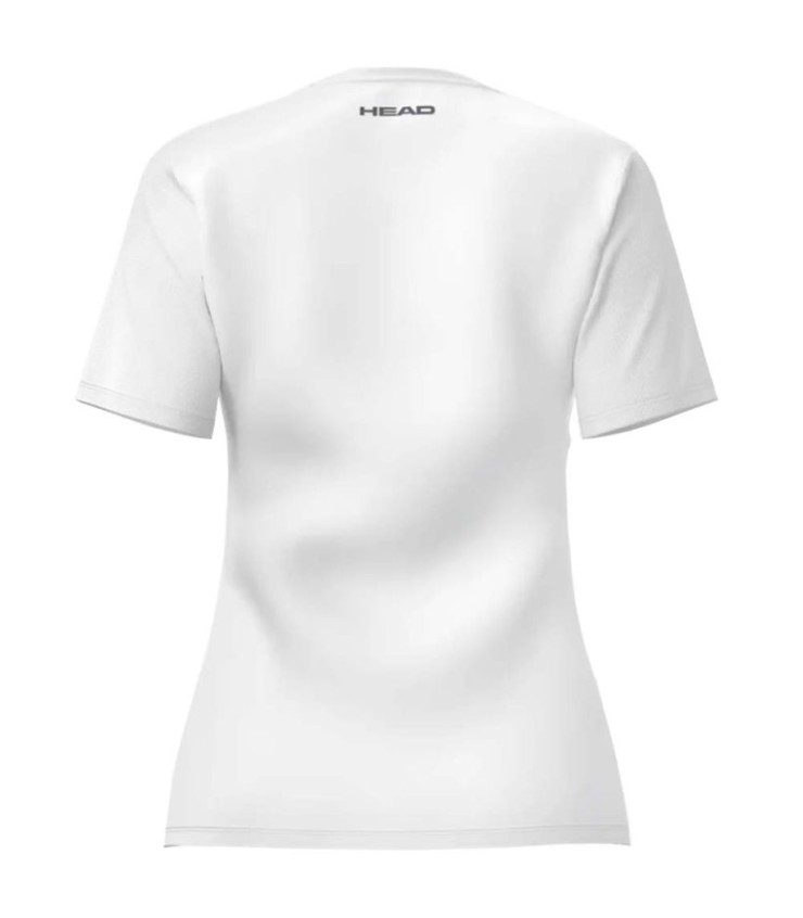 T-Shirt Head Club 25 Tech Femme Blanc 2