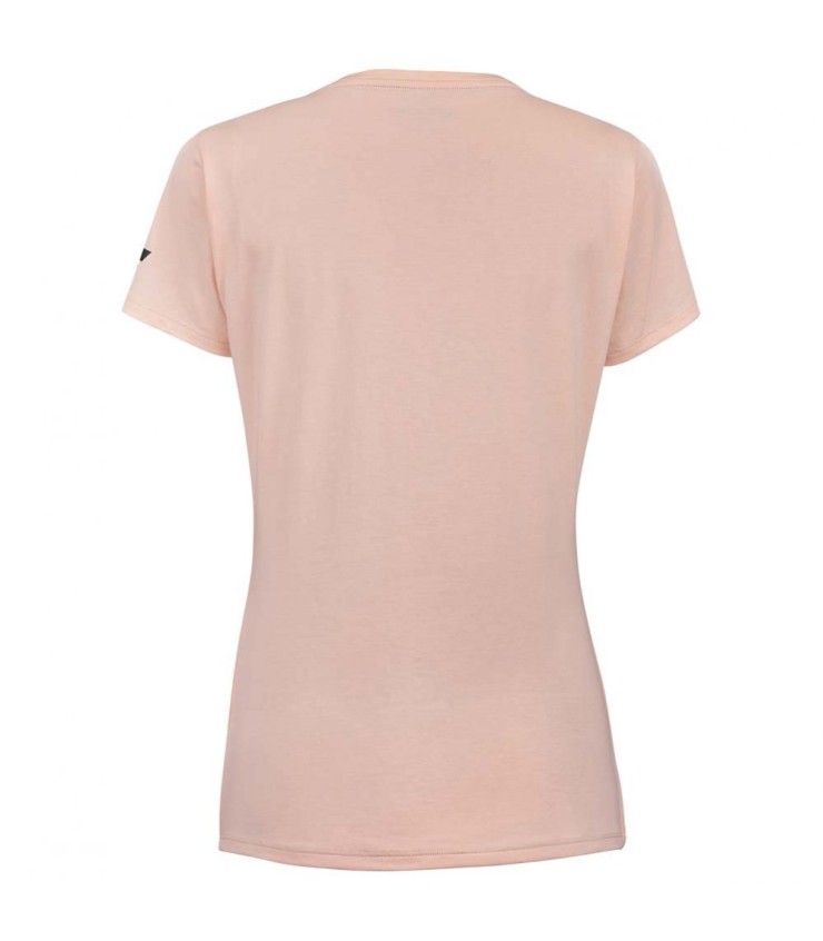 T-Shirt Babolat Exercise Femme Rose poudré 3