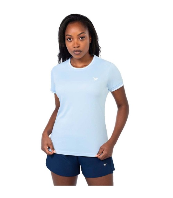T-Shirt Tecnifibre Team Tech Femme Bleu Ciel 3