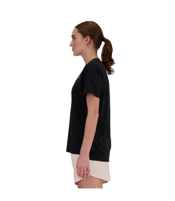 T-Shirt New Balance Essentials Femme Noir 3