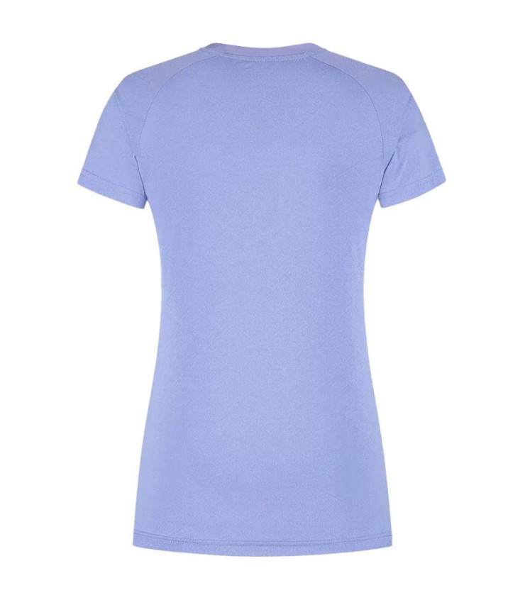 T-shirt K-Swiss Hypercourt Crew Tee Jacquard Femme Violet 2