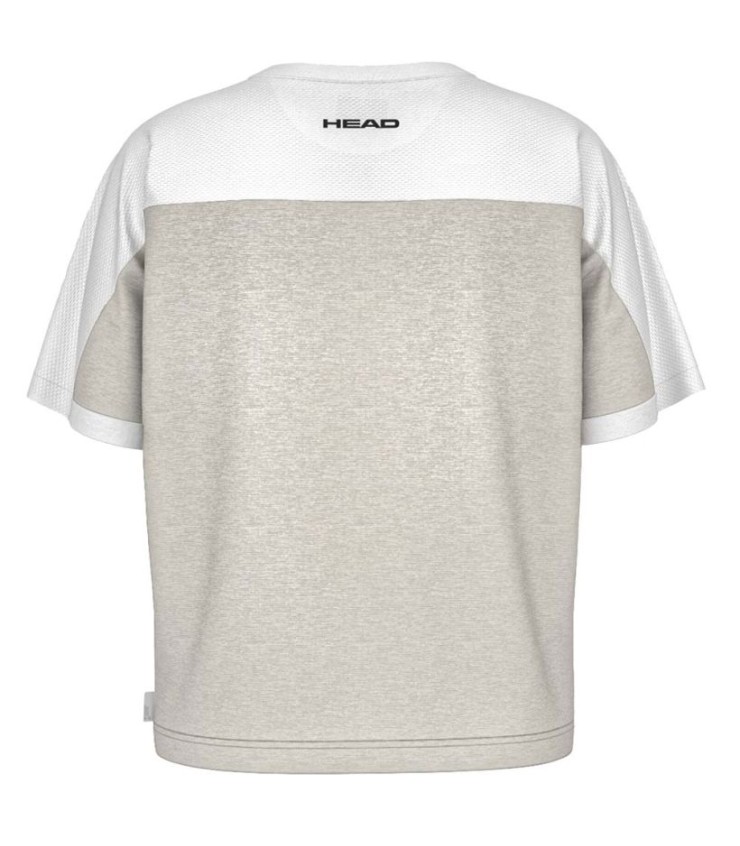 T-Shirt Head Play Tech Femme Gris 2