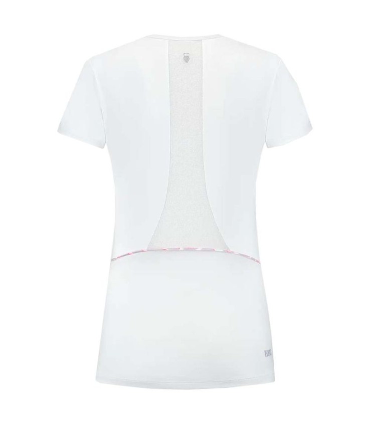 T-shirt K-Swiss Hypercourt Advantage 4 Femme Blanc 2