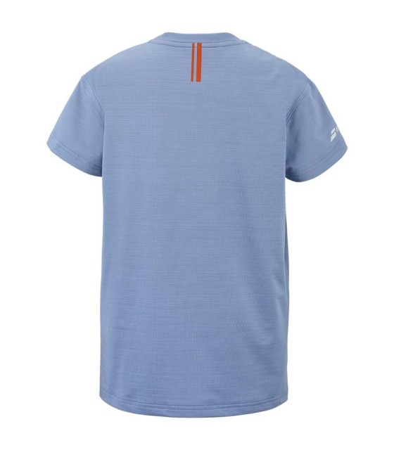T-shirt Babolat gráfico Junior Bleu 3