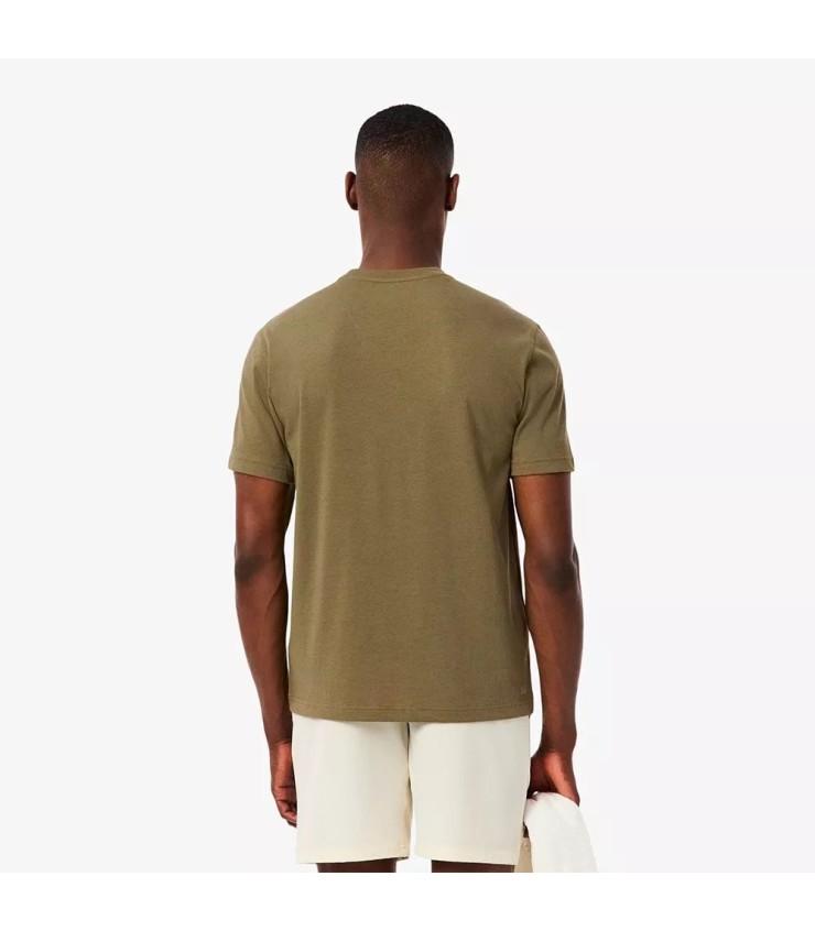 Lacoste T-Shirt aus ultra-trockenem Baumwolle in Olivgrün