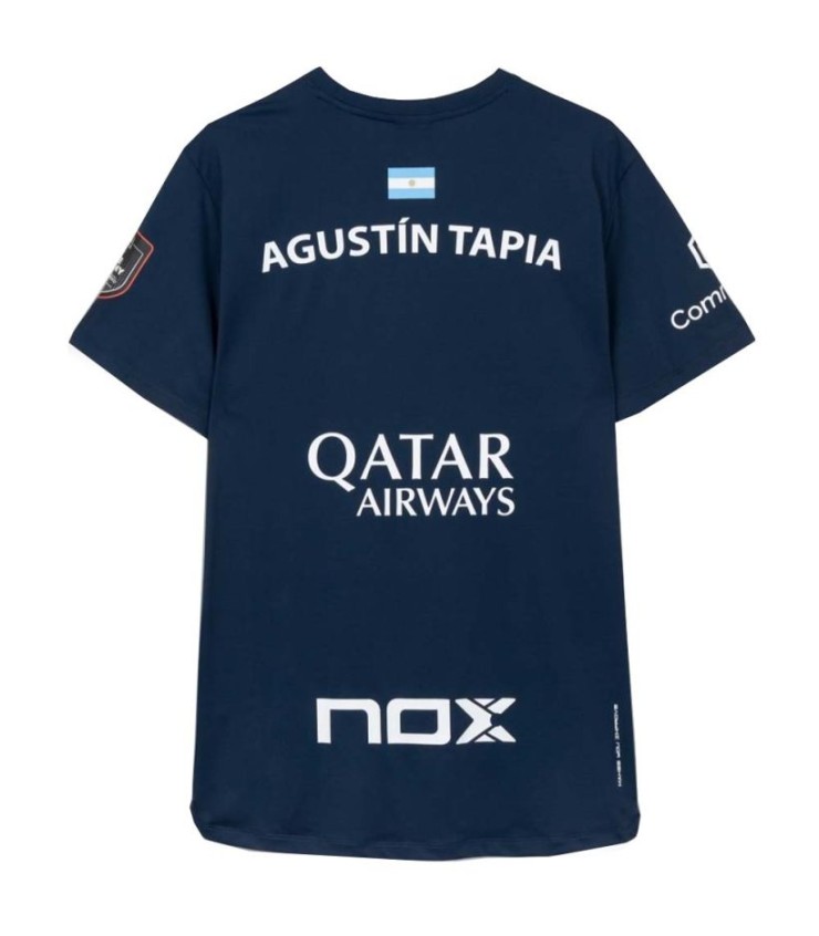 T-shirt Nox At10 Agustín Tapia 2026 Bleu Marine 2