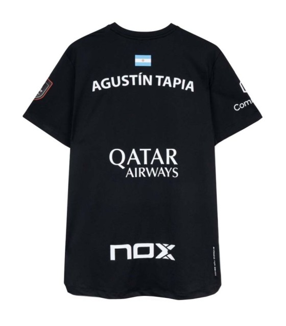 T-SHIRT NOX AT10 AGUSTÍN TAPIA 2026 NOIR 2