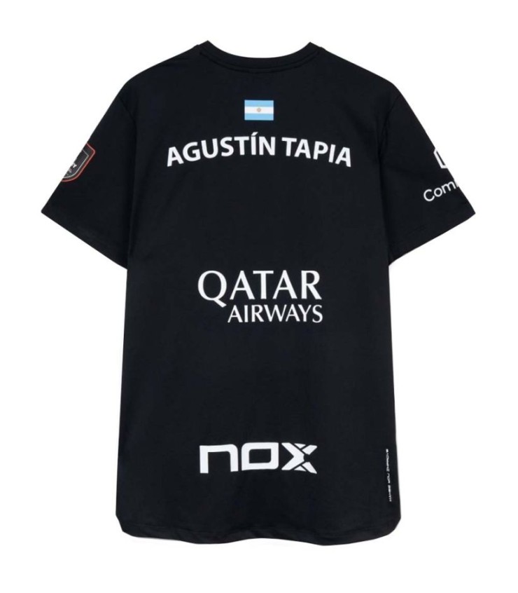 T-SHIRT NOX AT10 AGUSTÍN TAPIA 2026 NOIR 2