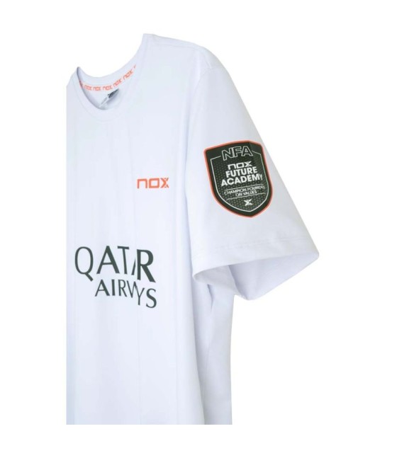 T-shirt NOX AT10 AGUSTÍN TAPIA 2026 Blanc 3