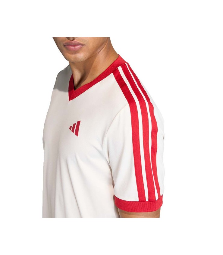 Adidas t-shirt Tenis Classics Blanc / Rouge 4